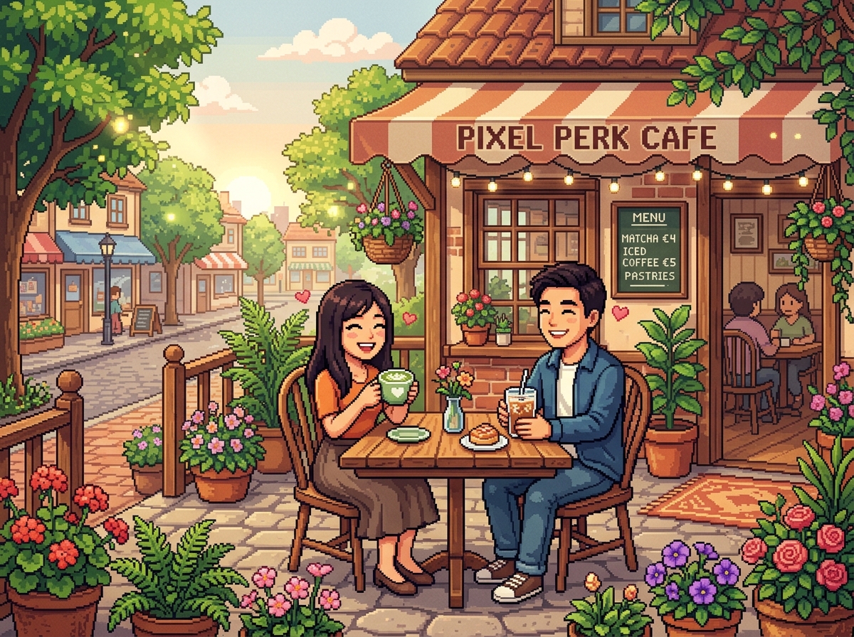 Stage 3: Morning Coffee at Pixel Perk